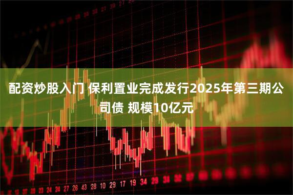 配资炒股入门 保利置业完成发行2025年第三期公司债 规模10亿元