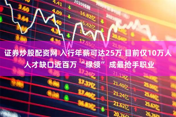 证券炒股配资网 入行年薪可达25万 目前仅10万人 人才缺口近百万 “绿领” 成最抢手职业