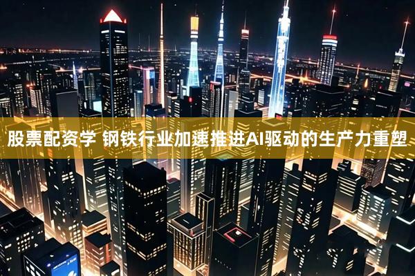 股票配资学 钢铁行业加速推进AI驱动的生产力重塑